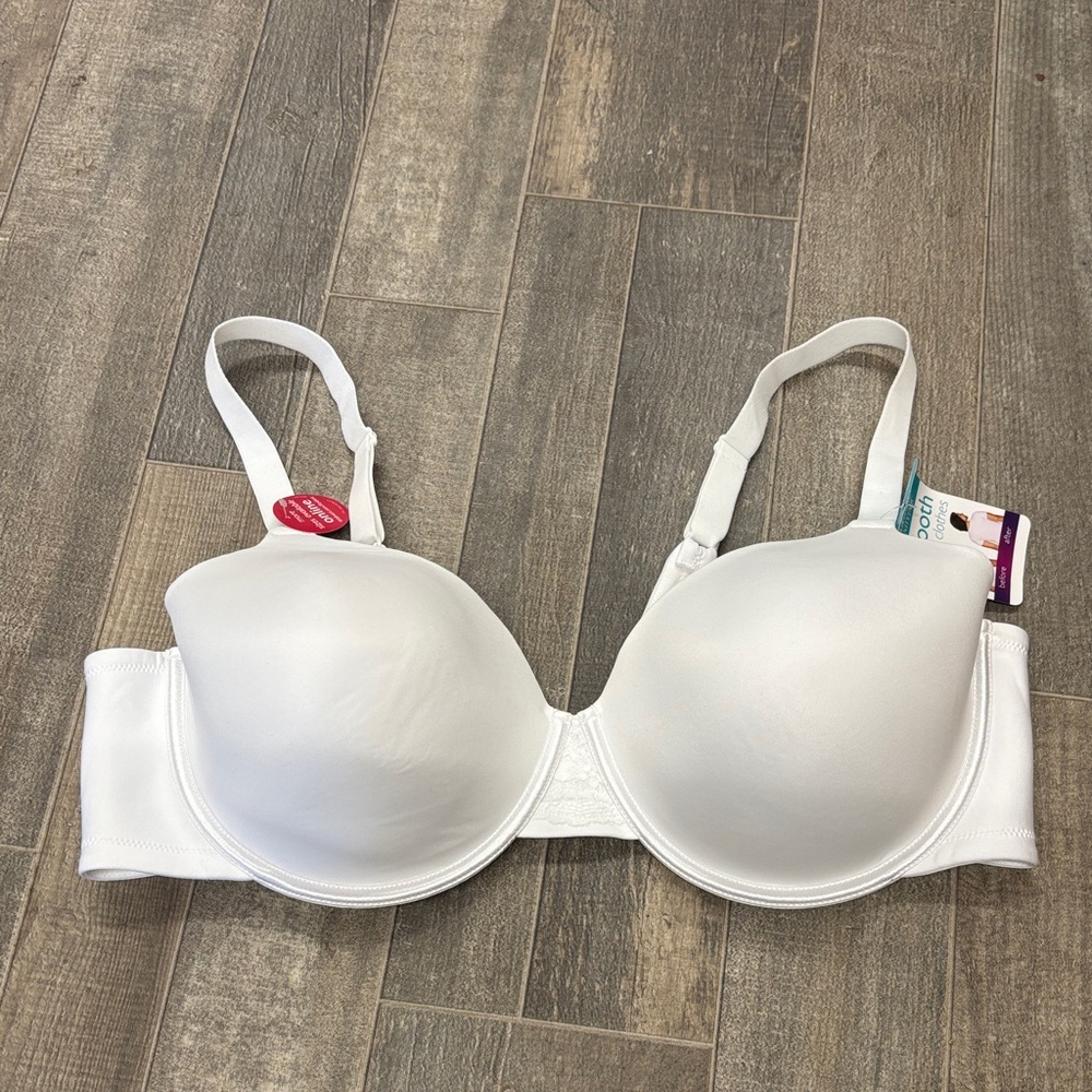 Vanity Fair Radiant Smooth White Bra‎ NWT Size 44D